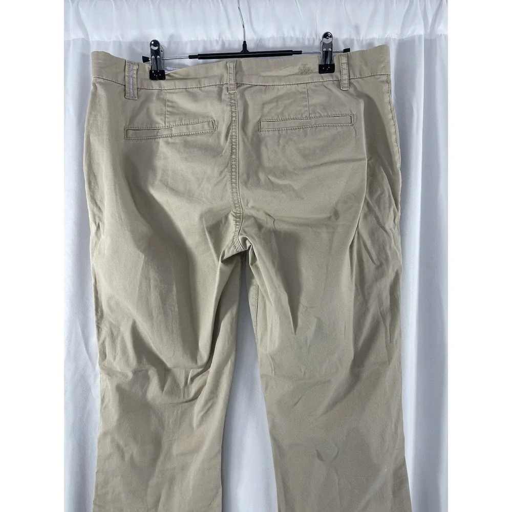 Tory Burch Women's Chino Khaki Pants Size 29 Cotton Casual Workwear
